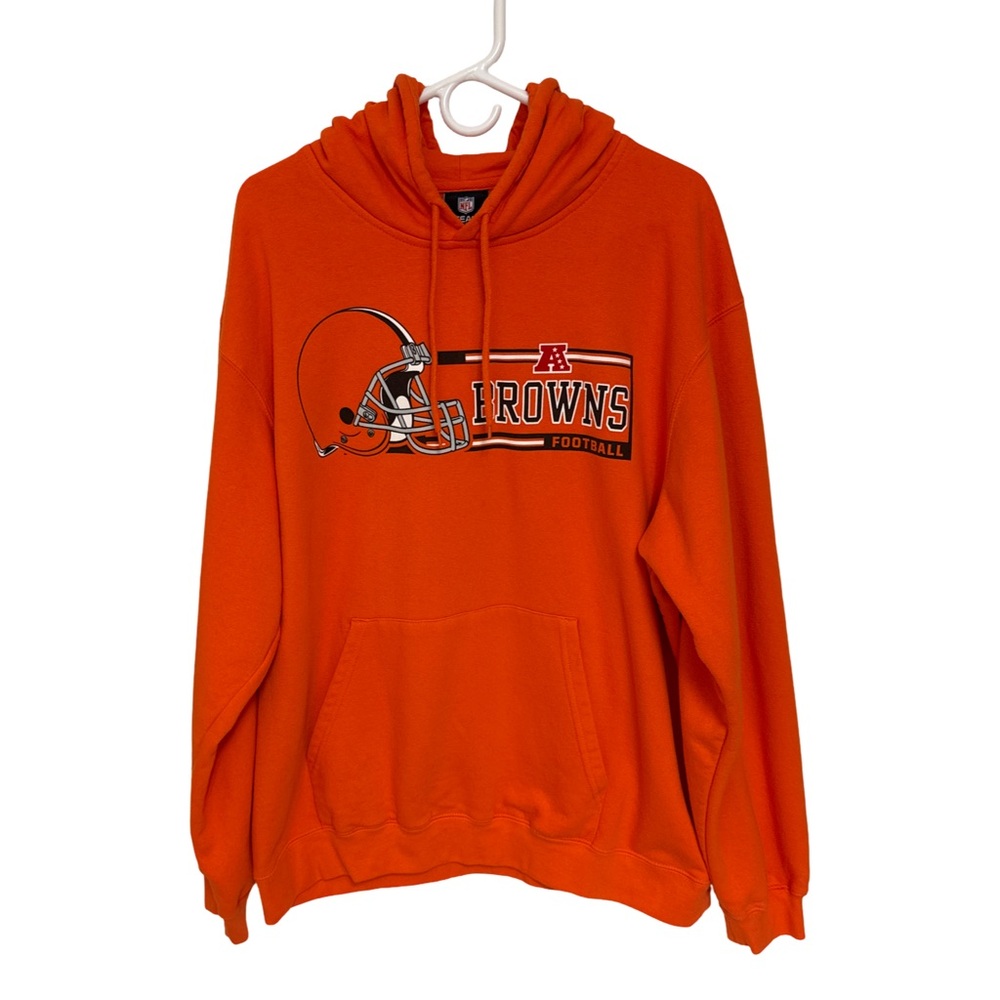NFL Team Apparel Cleveland Browns Sweatshirt Hoodie Men’s XL